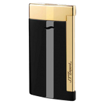 s t dupont paris black gold slim 7 lighter