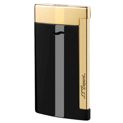 s t dupont paris black gold slim 7 lighter