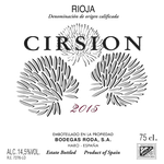 bodegas roda 2015 cirison 75cl red wine label