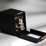 wolf copper axis watch winder lifestyle