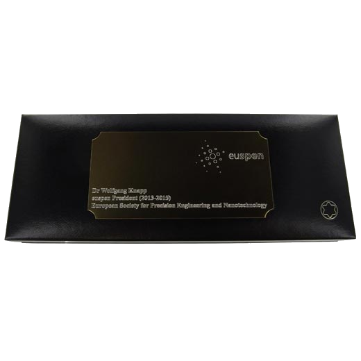 Montblanc plaque engraving full view to show the size.