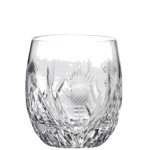 royal scot crystal scottish thistle 25cl single barrel tumbler