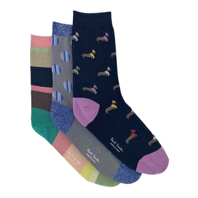 paulsmith ladies socks 3pac