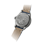 montblanc 1858 geosphere blue watch back