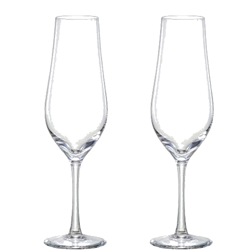 royal scot crystal classic collection pair of champagne flutes