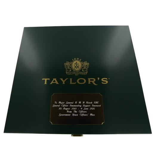 Wheelers Luxury Gifts specialise in engraving onto Plaques for gift boxes.