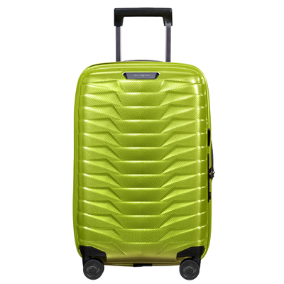 lime green spinner carry on