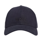 boss zed linen dark blue cap1