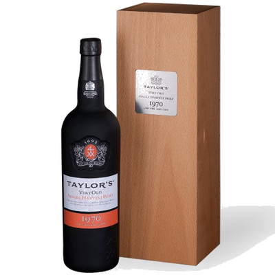 taylor s single harvest 1970 very old port with box