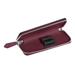 sartorial cassis saffiano leather 2 pen pouch2 mb199383