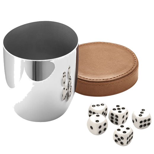 SKY Cup & Dice Set, designed by Georg Jensen.