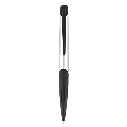 This S.T. Dupont Chrome & Matte Black Défi Millenium Ballpoint Pen has a sleek and ergonomic design, making it great for everyday use.