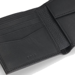 boss 50529513 01 001 black leather wallet