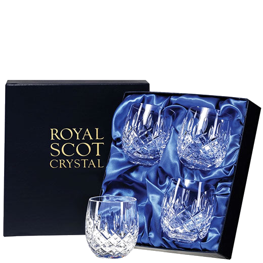 royal scot crystal 4 london barrel tumblers 25 cl packaging