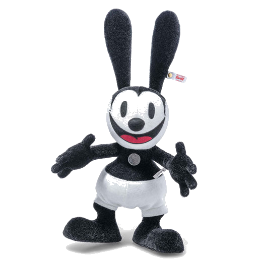 Steiff's 100th Anniversary Disney Oswald is crafted out of the finest mohair.