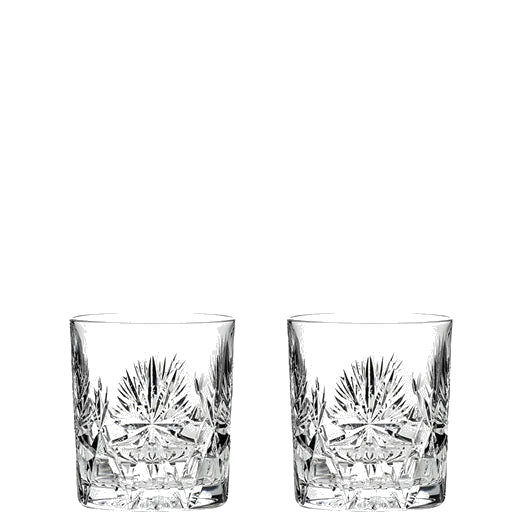 These Royal Scot Crystal Edinburgh Star 2 x 26cl Whisky Tumblers have been crafted out of hand-cut crystal.