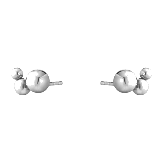 Georg Jensen's Moonlight Grapes Sterling Silver Stud Earrings are a great everyday piece as they are simple and very subtle.