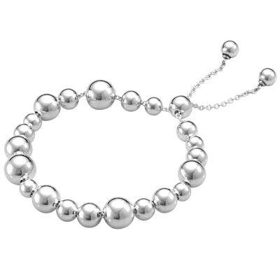 georg jensen moonlight grapes sterling silver mixed bead bracelet