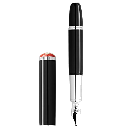 montblanc black heritage baby fountain pen