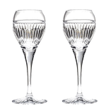 royal scot crystal art deco 2 port sherry glasses