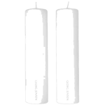 georg jensen white candles pack of 2