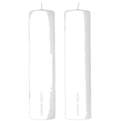 georg jensen white candles pack of 2