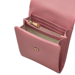 3 mallow street sienna pink leather phone cross body bag 110787