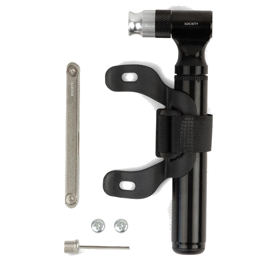 This Stainless Steel Black Biking Essentials Kit is designed by Society Paris.