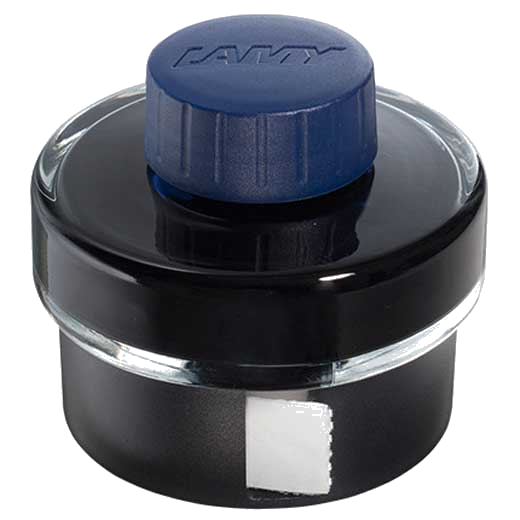 This LAMY Fountain Pen Ink Bottle is available in Dark Navy.