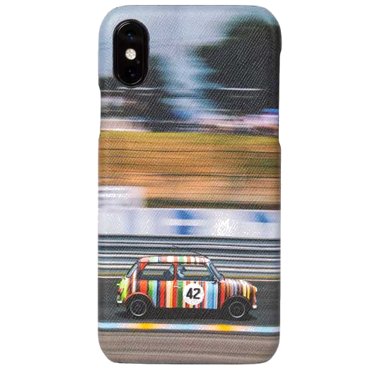 Paul Smith Racing Mini Print iPhone X Case.