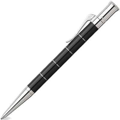 graf von faber castell anello black ballpoint pen