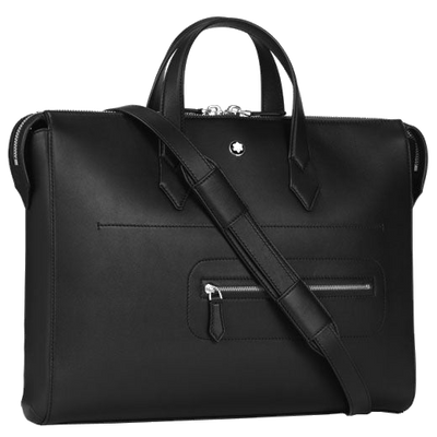 montblanc black mst selection soft slim document case