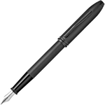 cross matte black townsend micro knurl fountain pen