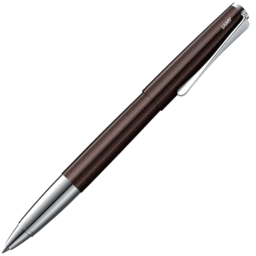 This Studio Dark Brown Special Edition Rollerball Pen is designed by LAMY.