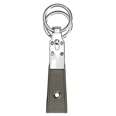 montblanc leather grey keyr