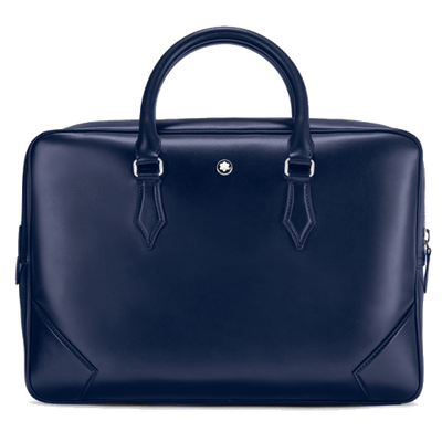 montblanc ink blue document