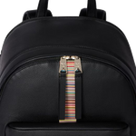 4 paul smith black leather backpack with signature stripe trim m1a 8037 cmulti 79 0