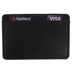 lamy black leather card cas 1