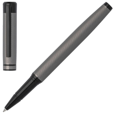 hugo boss filament gun grey rollerball pen