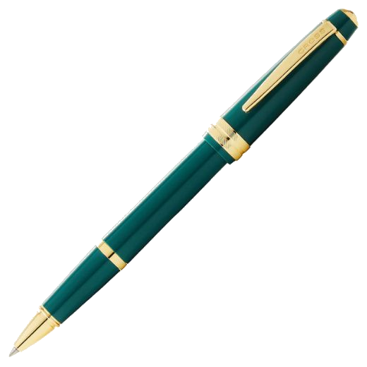 This Cross Bailey Light Rollerball Pen Dark Green with Gold Trim makes a lovely gift for anyone who loves to write and comes in a Cross presentation box with a sleeve.