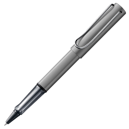 The LAMY graphite rollerball pen in the AL-Star collection.