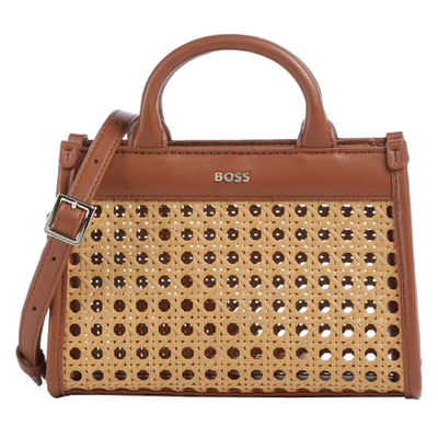 boss brown tote bag