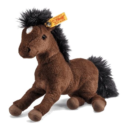 Steiff's Little Friend Hanno the Hanoverian Horse for the soft cuddly friends range.