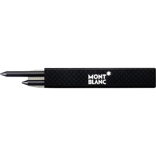 Montblanc pencil leads for Leonardo Sketch mechanical pencil. Pack of 2 4B 5.5 mm leads.