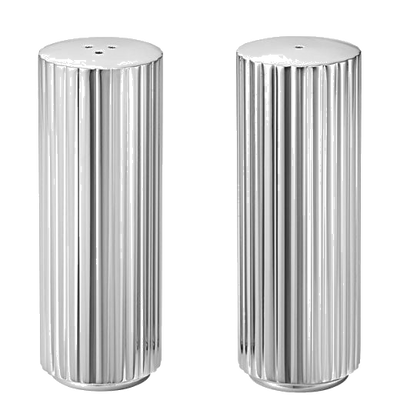georg jensen bernadotte stainless steel salt pepper shakers