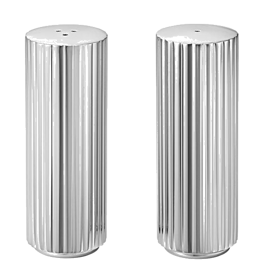 georg jensen bernadotte stainless steel salt pepper shakers