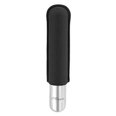 single cigar case black lea