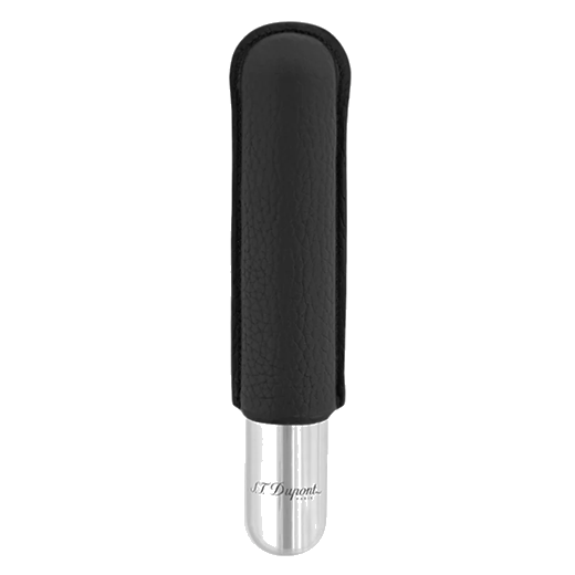 single cigar case black lea