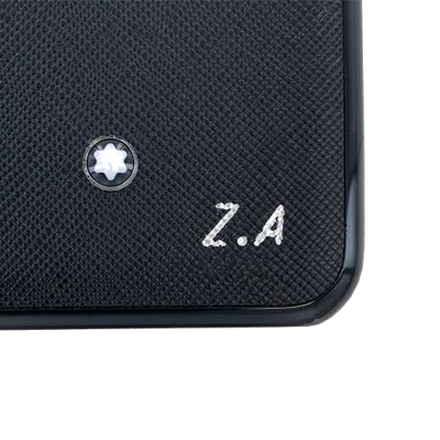 montblanc embossing iphone