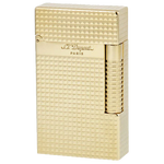 s t dupont paris yellow gold diamond head le grand cling lighter